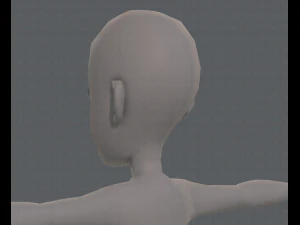 base mesh boy character v07 3D Model