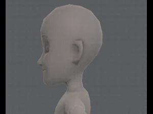 base mesh boy character v07 3D Model