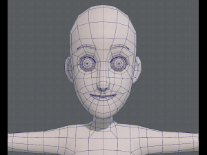 base mesh boy character v07 3D मॉडल