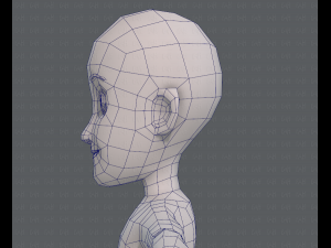 base mesh boy character v07 3D मॉडल