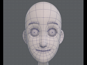 base mesh boy character v07 3D मॉडल