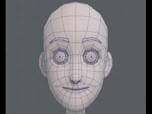 base mesh boy character v07 3D मॉडल