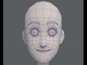 base mesh boy character v07 3D Model