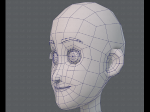 base mesh boy character v07 3D मॉडल