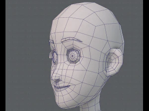base mesh boy character v07 3D Model