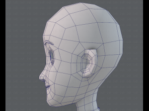 base mesh boy character v07 3D मॉडल