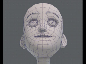 base mesh boy character v07 3D Model