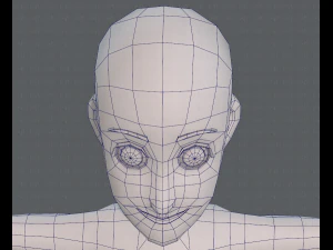 base mesh boy character v07 3D Model