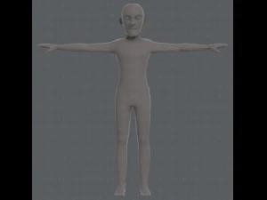 base mesh old man character v03 3D Model
