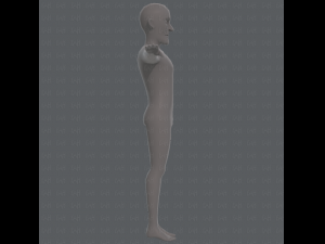 base mesh old man character v03 Modelo 3D