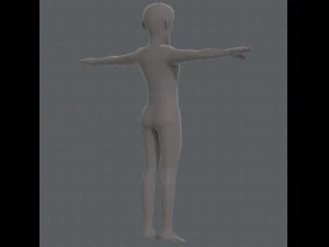 base mesh old man character v03 3D Model