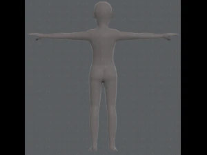 base mesh old man character v03 3D Model