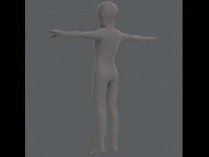 base mesh old man character v03 3D Model