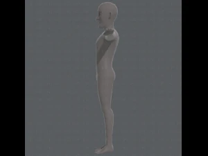 base mesh old man character v03 3D Model