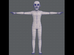 base mesh old man character v03 Modelo 3D