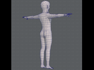 base mesh old man character v03 Modelo 3D