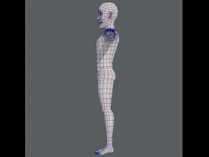 base mesh old man character v03 3D Model