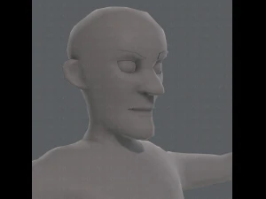 base mesh old man character v03 3D Model