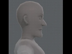 base mesh old man character v03 3D Model