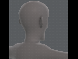 base mesh old man character v03 Modelo 3D