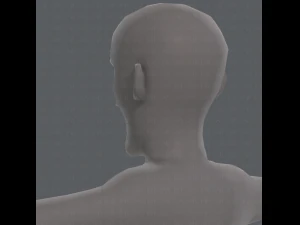 base mesh old man character v03 3D Model