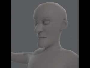 base mesh old man character v03 3D Model
