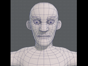 base mesh old man character v03 Modelo 3D
