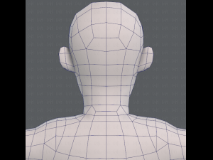 base mesh old man character v03 Modelo 3D