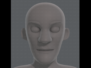 base mesh old man character v03 Modelo 3D