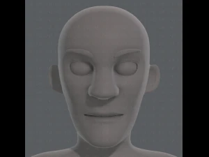 base mesh old man character v03 3D Model
