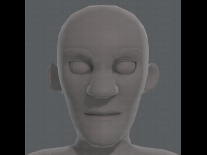 base mesh old man character v03 Modelo 3D