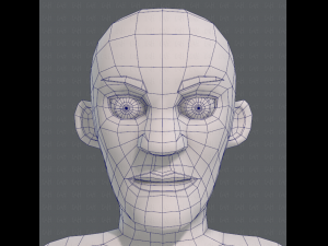 base mesh old man character v03 Modelo 3D
