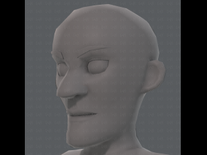 base mesh old man character v03 Modelo 3D