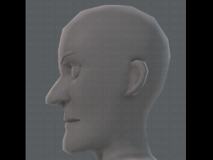 base mesh old man character v03 Modelo 3D