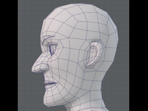 base mesh old man character v03 Modelo 3D
