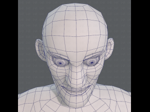 base mesh old man character v03 Modelo 3D