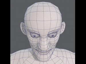 base mesh old man character v03 3D Model