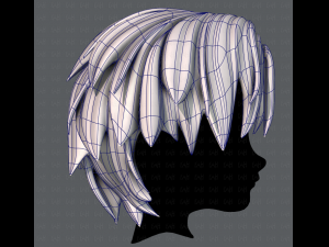 3d hair style for boy v33 3D 모델