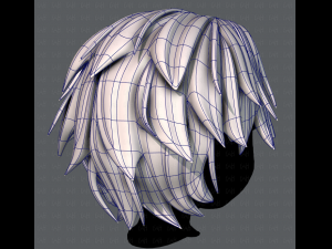 3d hair style for boy v33 3D 모델