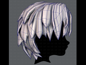 3d hair style for boy v33 3D 모델