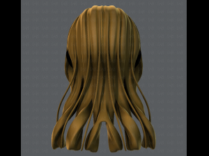 3d hair style for girl v34 3D मॉडल