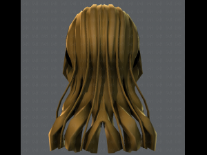 3d hair style for girl v34 3D मॉडल