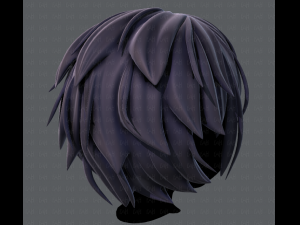 3d hair style for boy v34 Modelo 3D