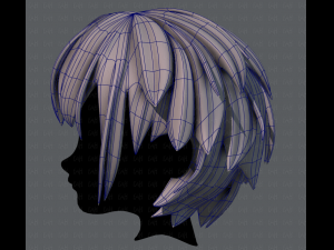 3d hair style for boy v34 Modelo 3D