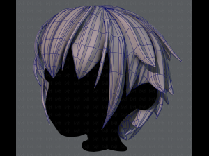 3d hair style for boy v34 Modelo 3D