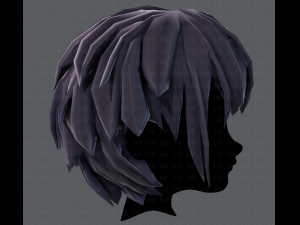 3d hair style for boy v34 Modelo 3D