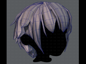 3d hair style for boy v34 Modelo 3D