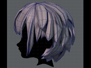 3d hair style for boy v34 Modelo 3D
