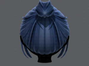 3d hair style for girl v35 3D Model