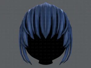 3d hair style for girl v35 3D Model
